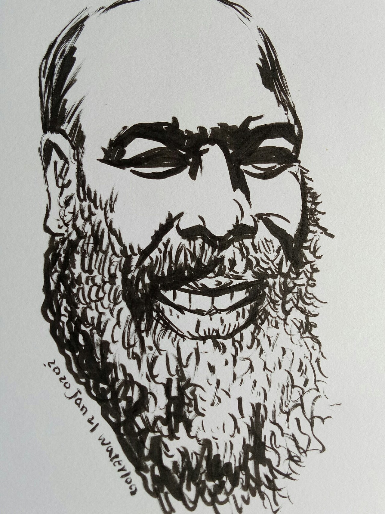 北美人物头像速写（图ZMjA0NjE4NjM2） - 绘画 - 站酷设计师赵子先生原创素材 - 站酷ZCOOL