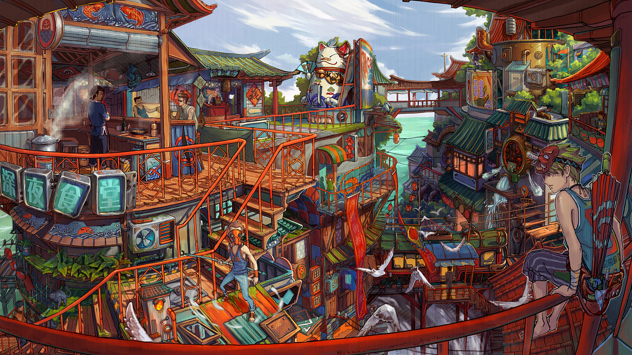 渔市街少年#动漫作品