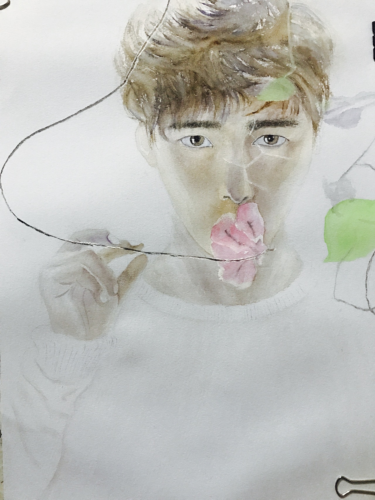  第二次画逆光,好很多了