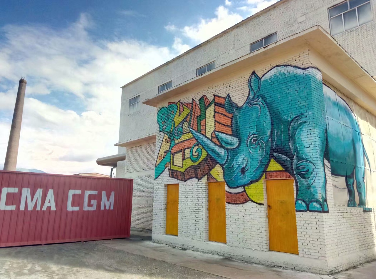 外墙手绘墙绘壁画#墙画案例分享