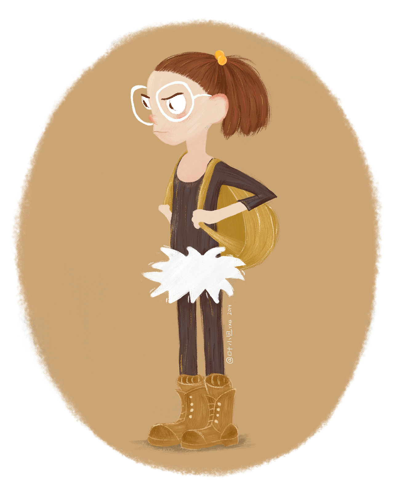 2019 l 四月插画练习-人物造型