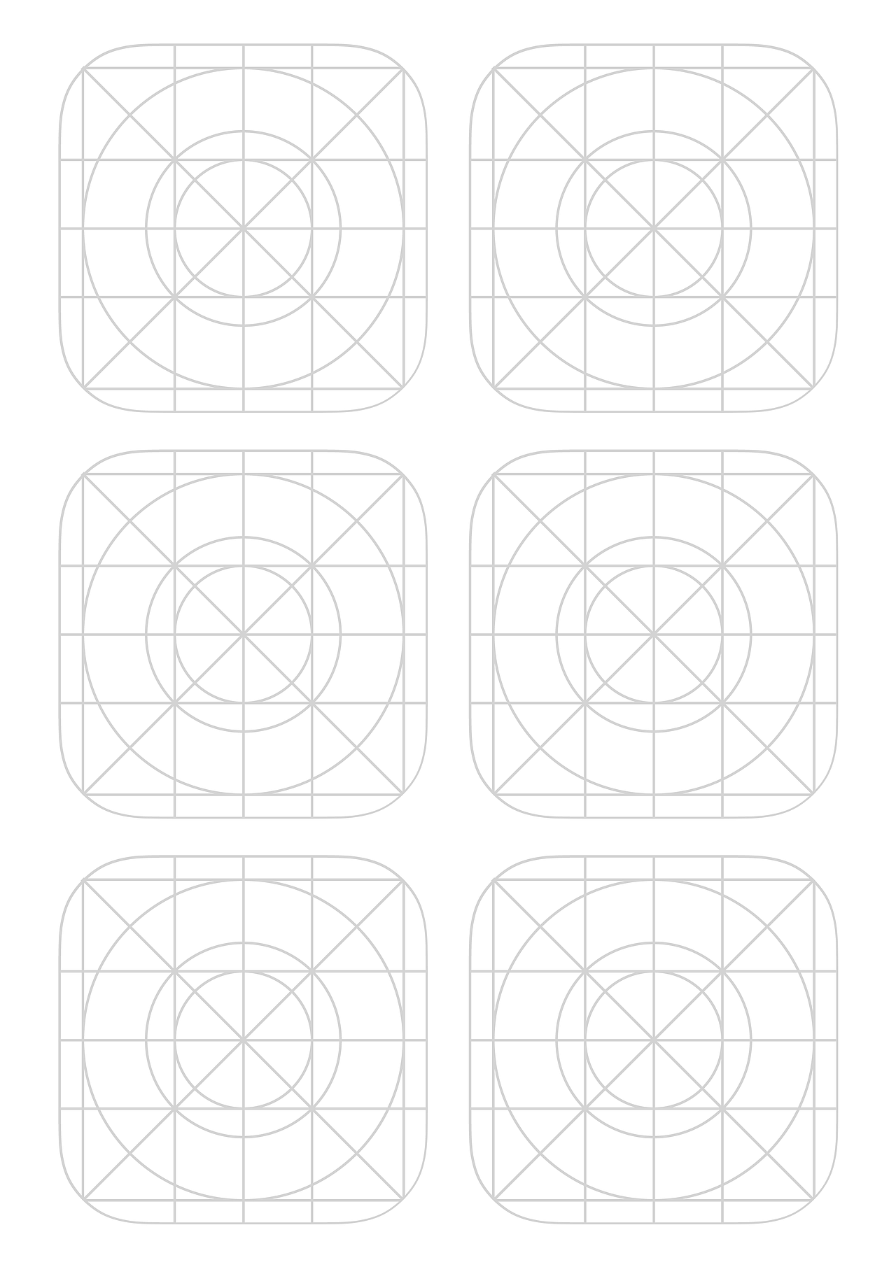 appleandroidicon基础线框图