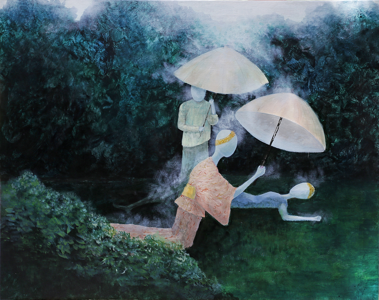 佰佬绘|宋宛瑾个展《缺席的在场者》（图ZMTMyMTA5MDQ4） - 绘画 - 站酷设计师佰佬绘原创素材 - 站酷ZCOOL