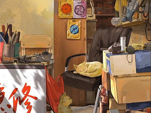 瞬间即永恒. 场景插画