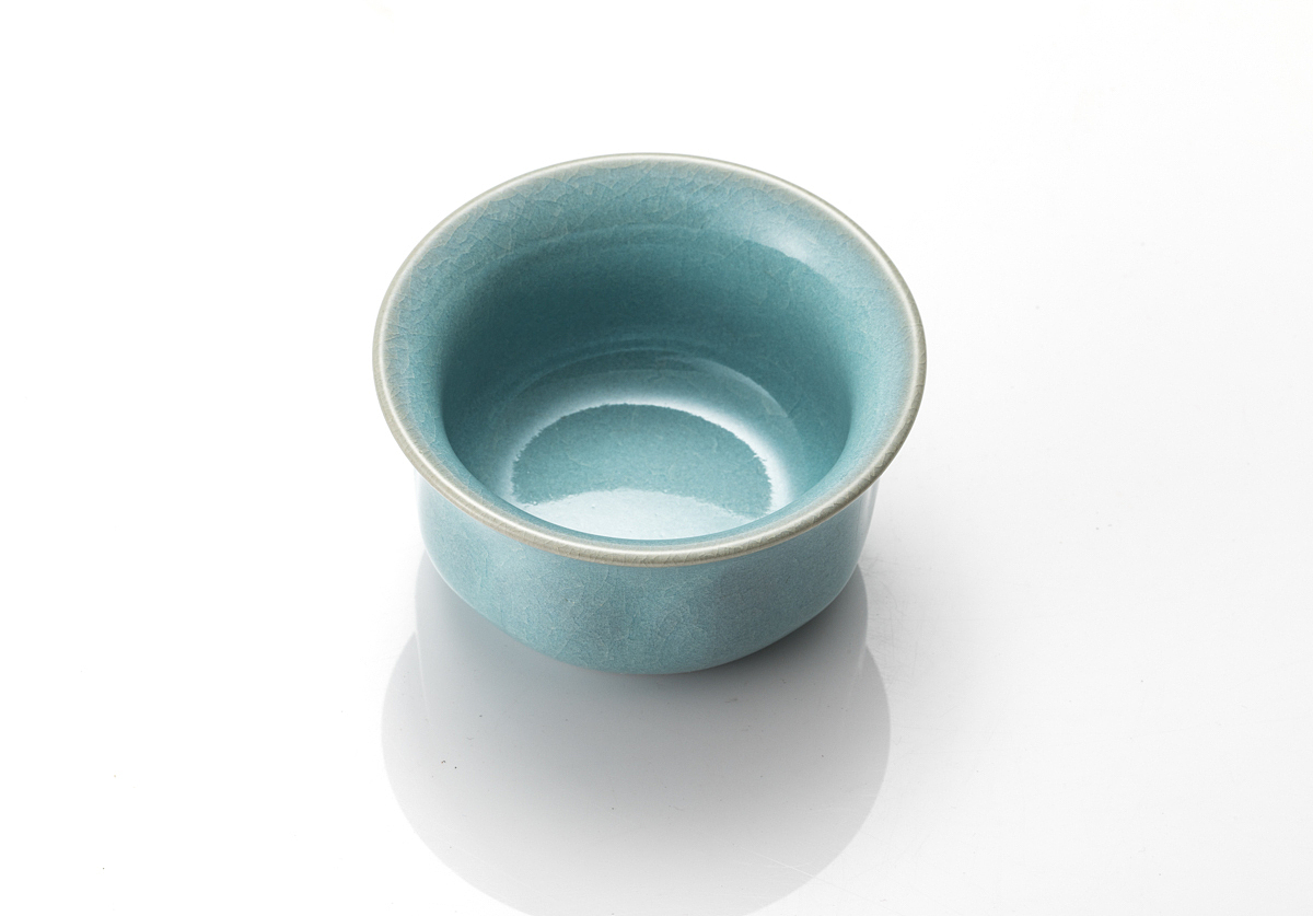 汝瓷莲花如意杯