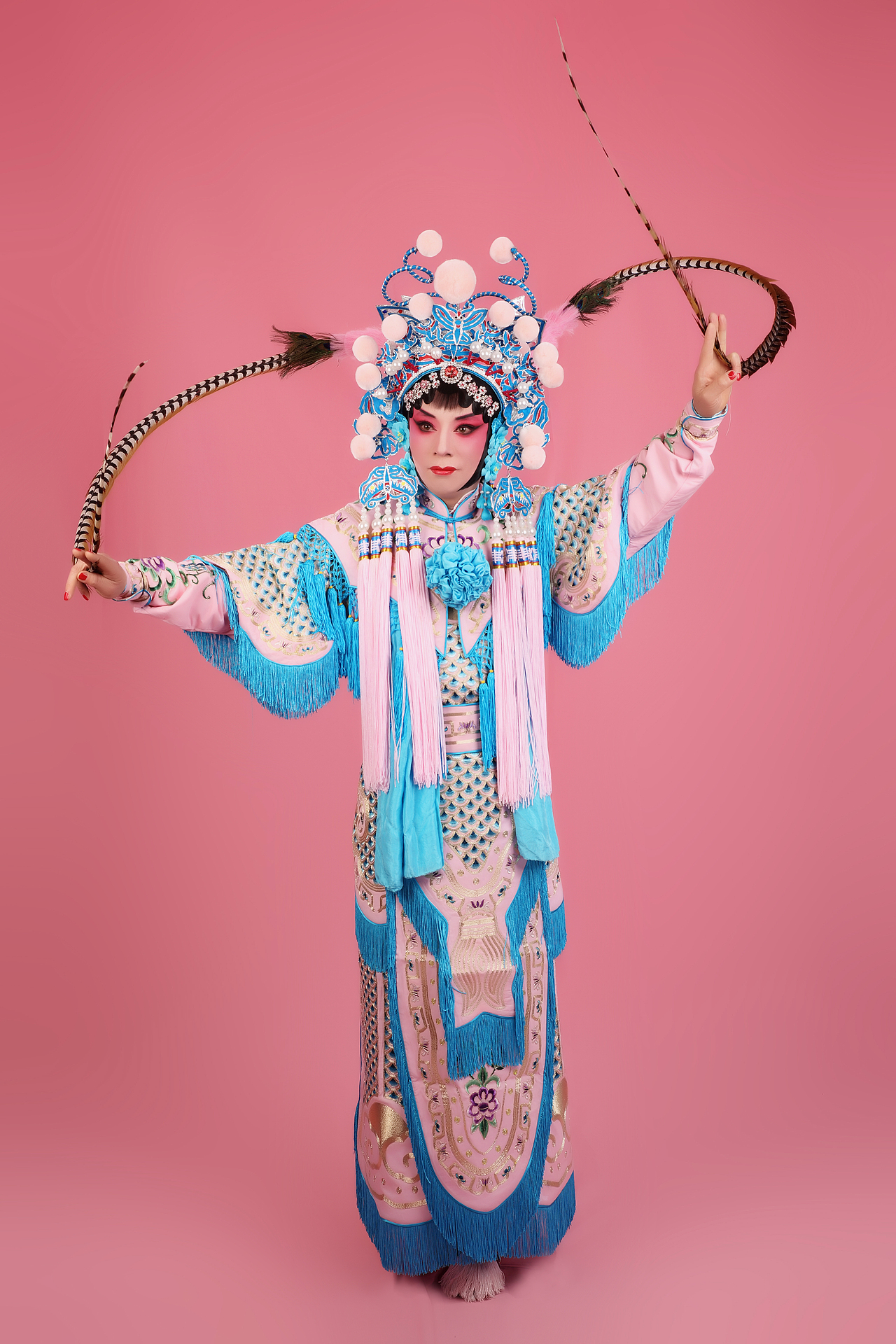 我的京剧照 戏曲旦角化妆