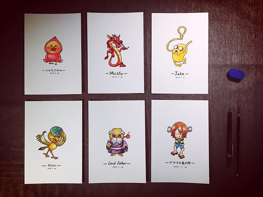 100张水彩小萌物（图ZNDExOTIzNTI=） - 创作习作 - 站酷设计师wcstrong原创素材 - 站酷ZCOOL