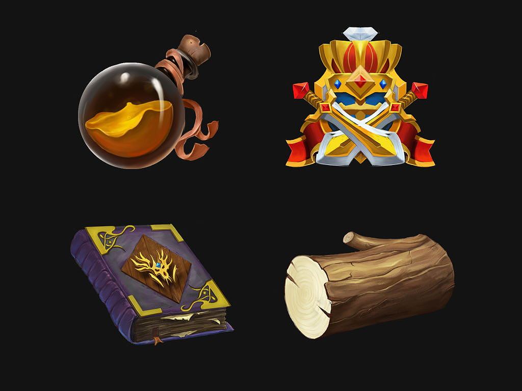 "无止夜"手游主界面及icon