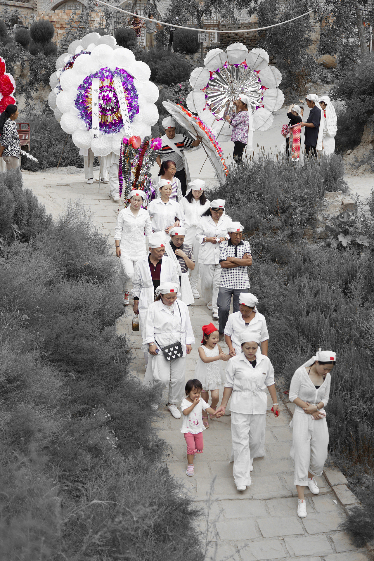 风俗摄影  山西葬礼