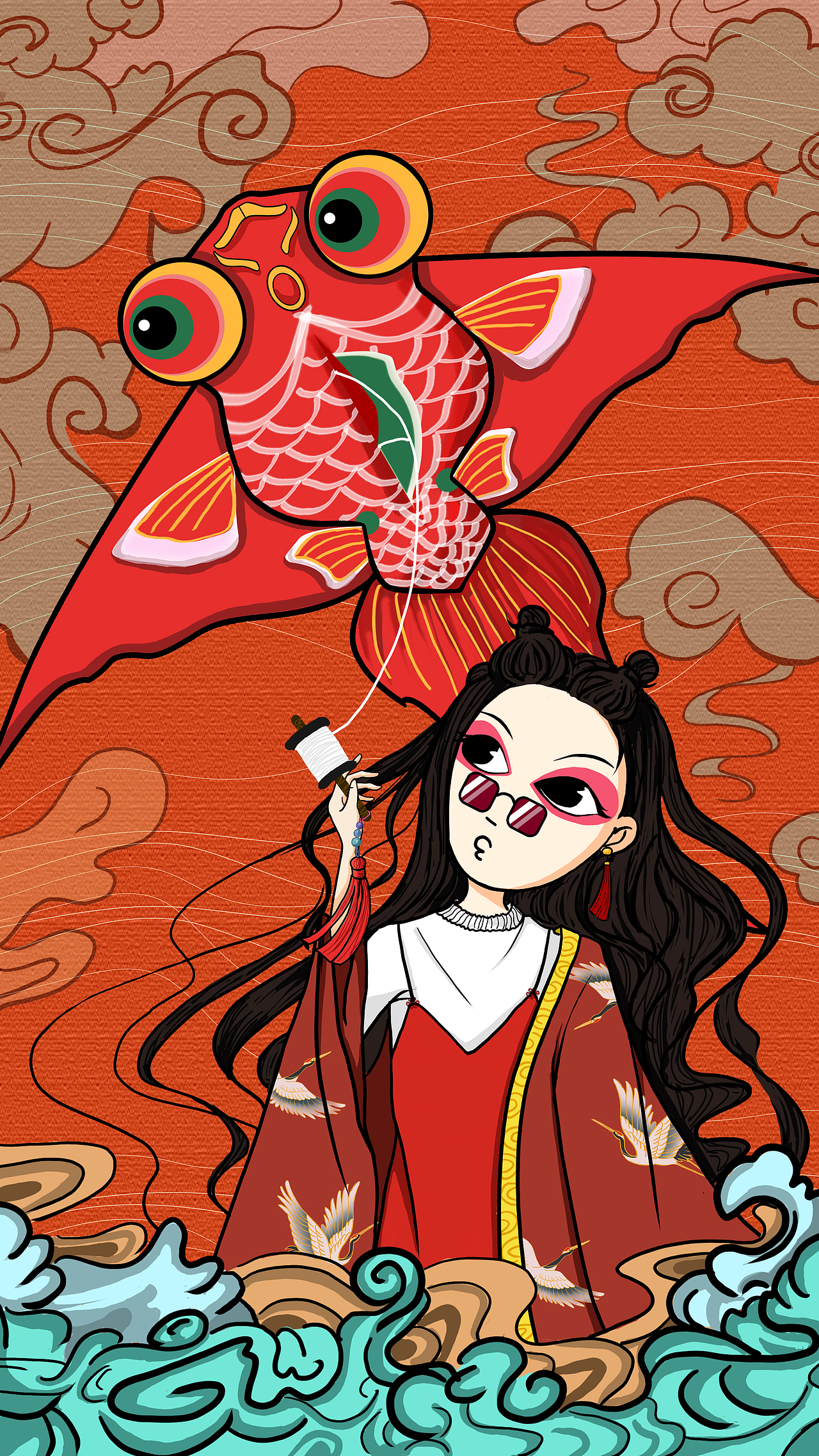 当中国传统元素遇上国潮（图ZMTkwNjAxNjQ0） - 创作习作 - 站酷设计师杨葱头儿原创素材 - 站酷ZCOOL