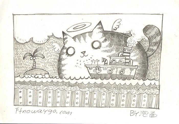 身边的猫咪,一套铅笔涂鸦，希望大家喜欢（图ZMTIwMzE3NzI=） - 创作习作 - 站酷设计师还是一碗泡面原创素材 - 站酷ZCOOL