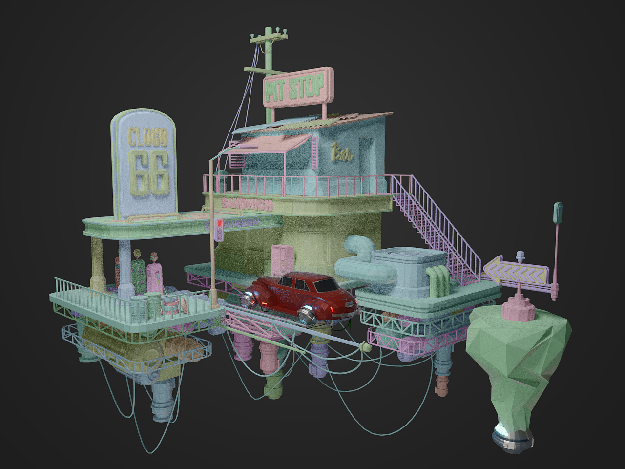 Blender练习（图ZMjA1MTQ1Njcy） - 场景 - 站酷设计师Demaner原创素材 - 站酷ZCOOL