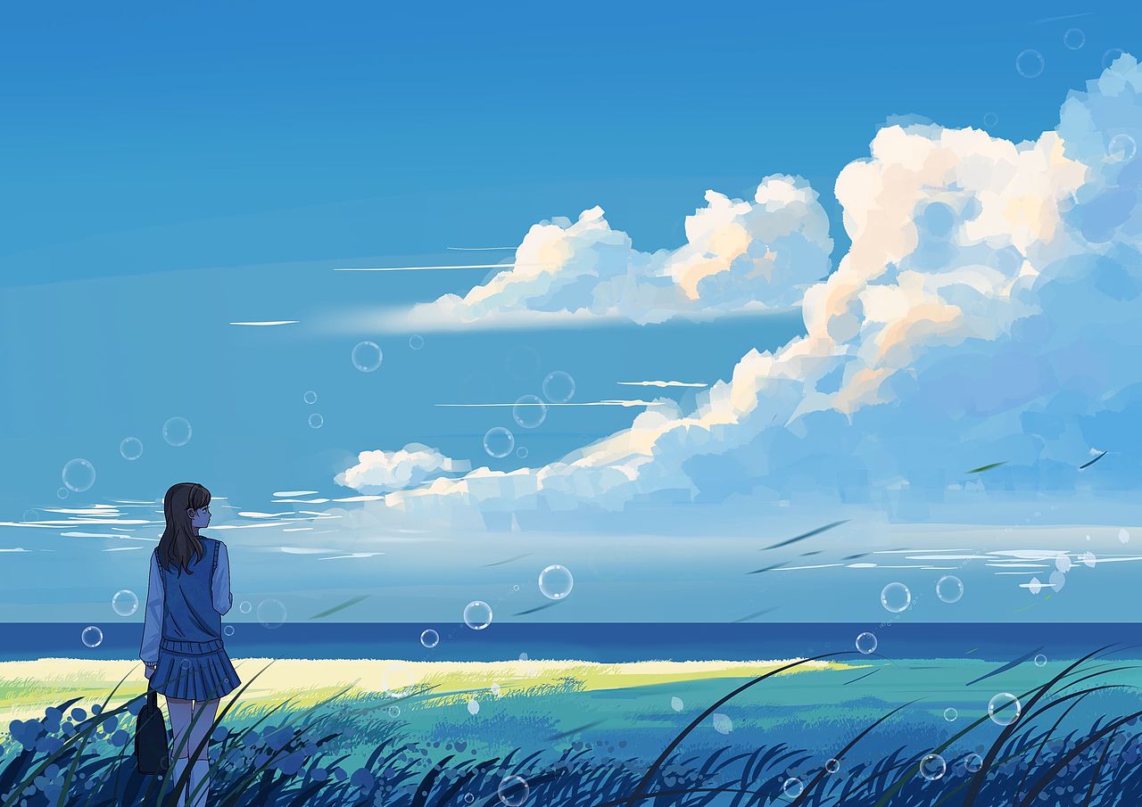 夏日海边系列插画|插画|商业插画|暖阳的插画 - 原创作品 - 站酷