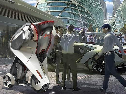 未来城市个人载具
