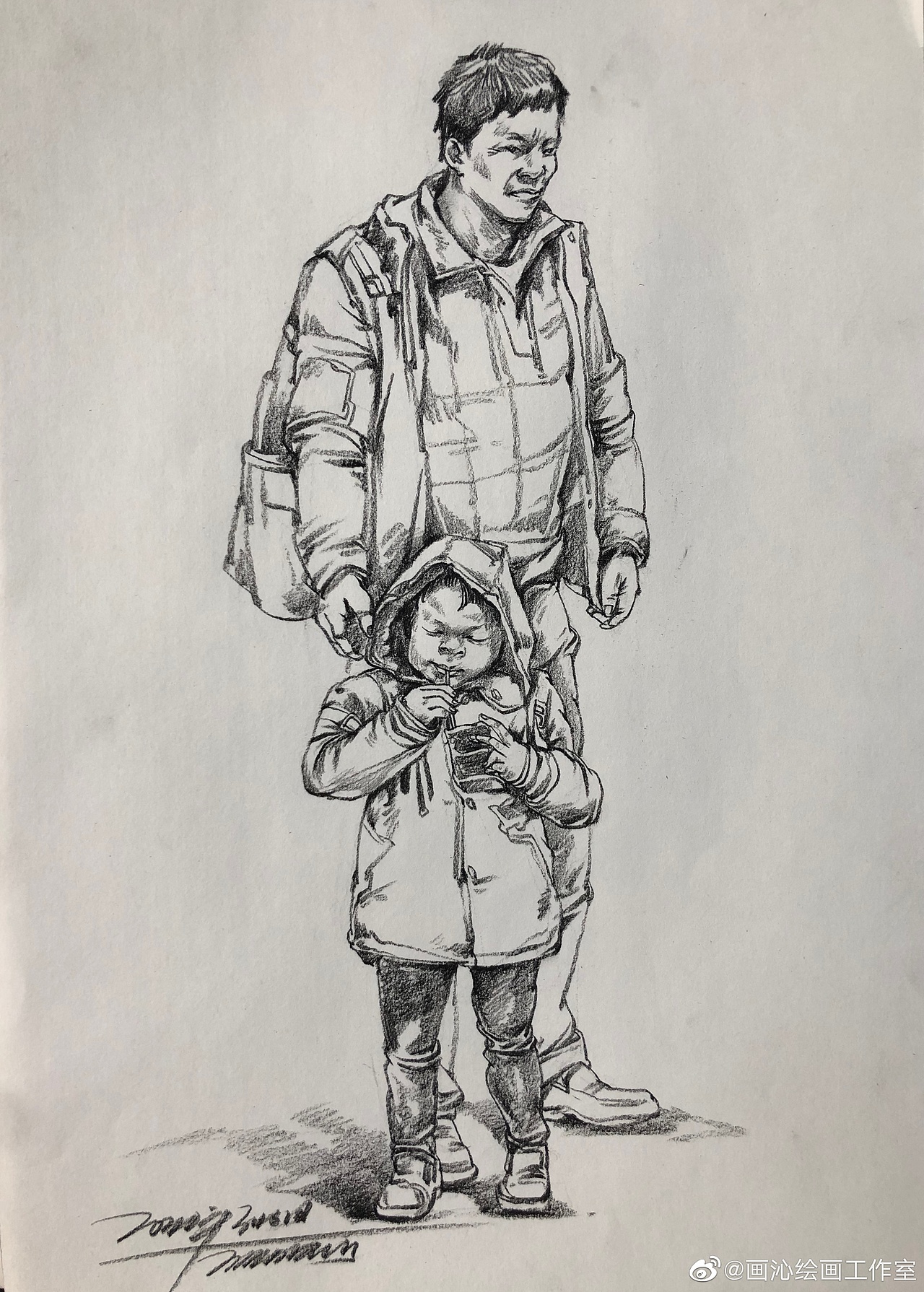 人物速写（图ZMjQ5MTE3MTg0） - 绘画 - 站酷设计师爱画画的沁原创素材 - 站酷ZCOOL