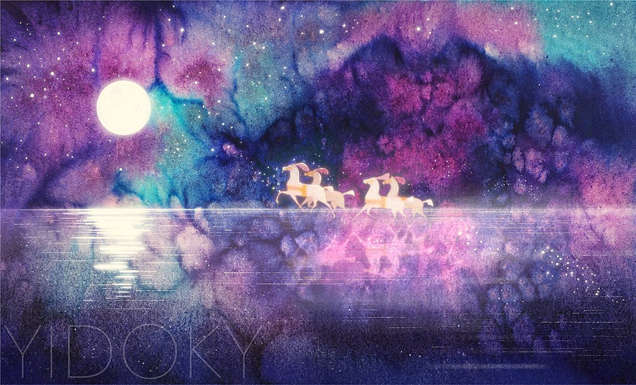 【無色界天】水彩系列插画(图ZMTYyMDc0NTA0) - 艺术插画 - 站酷设计师YIDOKY原创素材 - 站酷ZCOOL