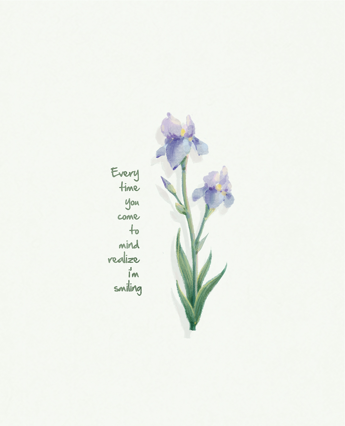 花间短歌 花卉插图