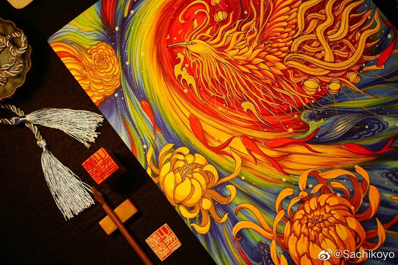 霓裳羽衣金凤凰