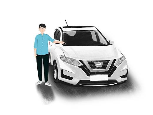 我的小车，画的不好（个人主页-ZNDAzODY0MTI=） - 创作习作 - 站酷设计师DYFeng原创素材 - 站酷ZCOOL