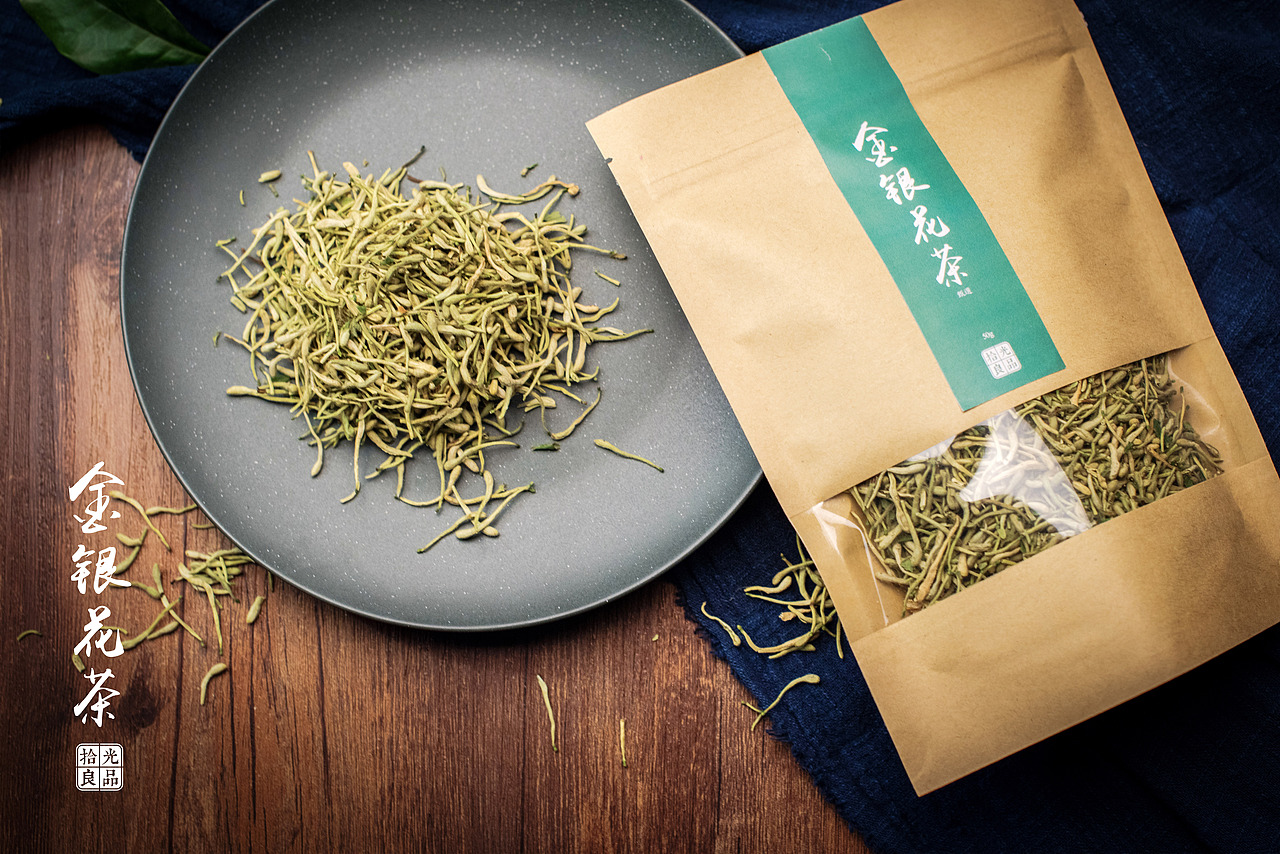 拾光良品甄选馆产品摄影018号产品金银花茶