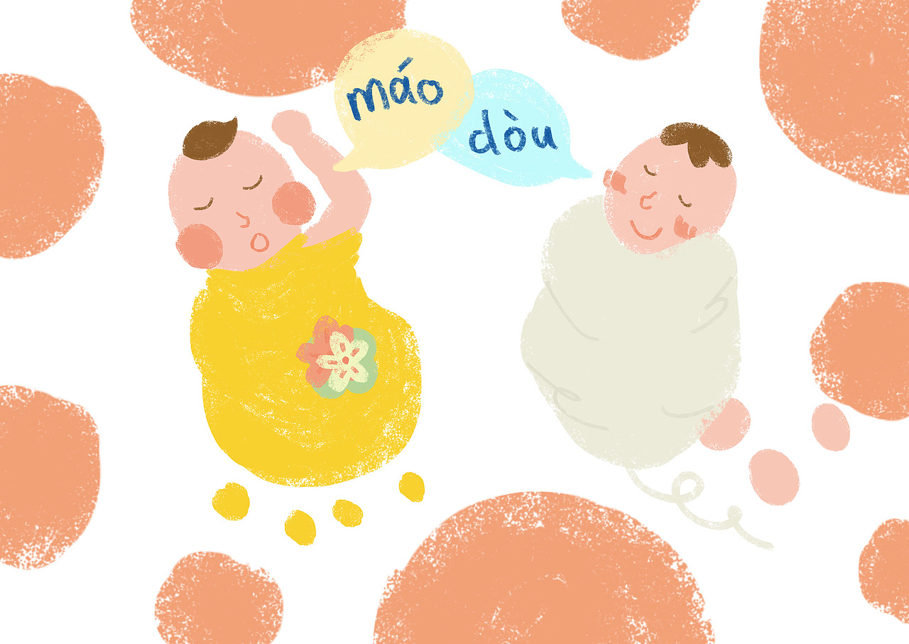 婴儿插画小练习