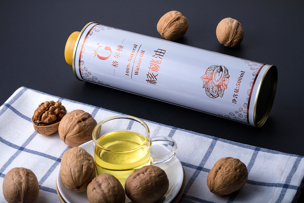 格尔顿核桃油（图ZMTE5OTQ3MzI4） - 产品摄影 - 站酷设计师中山左右文化原创素材 - 站酷ZCOOL
