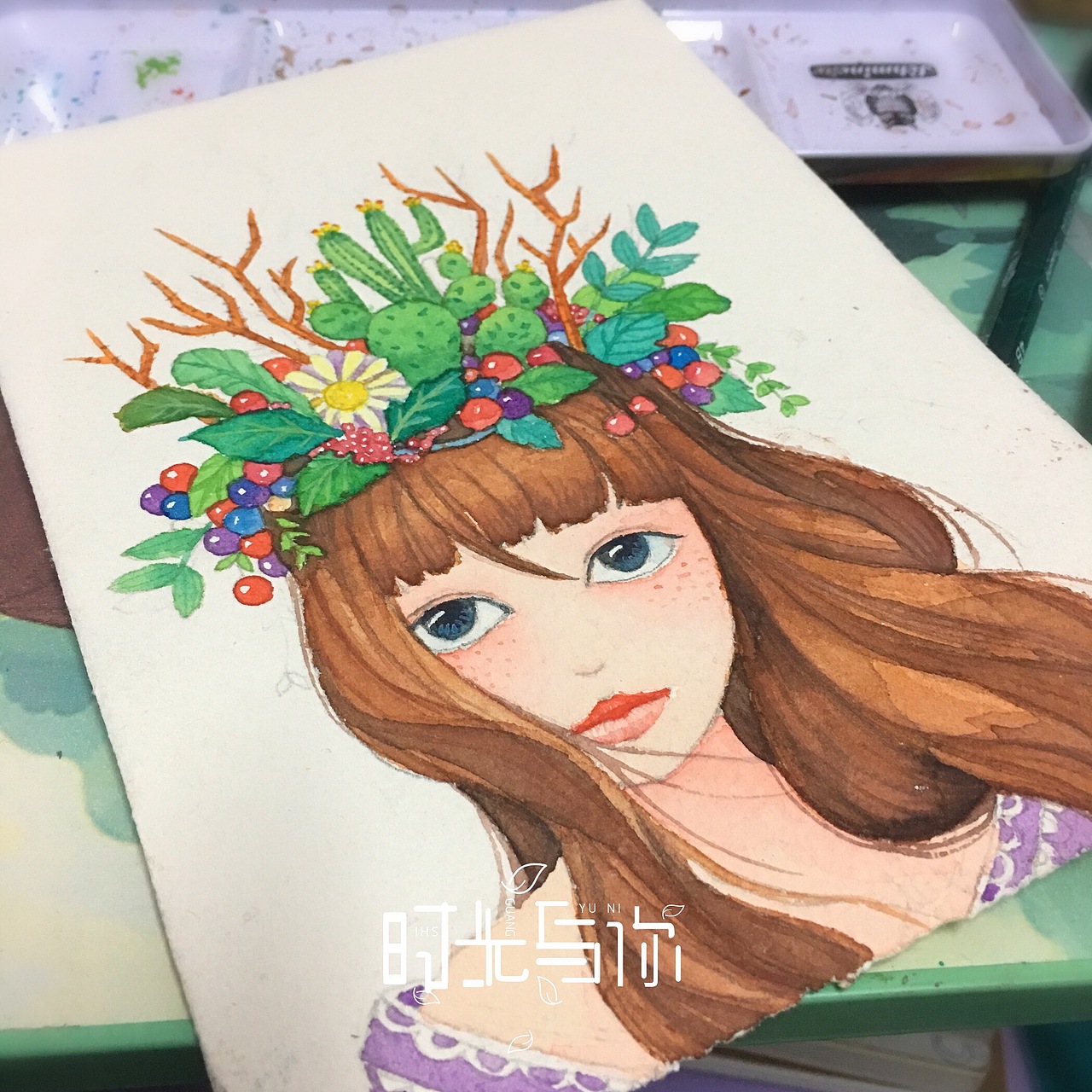 原创插画水彩。（图ZNzQ2OTAxODg=） - 创作习作 - 站酷设计师归途中的刺鸟原创素材 - 站酷ZCOOL