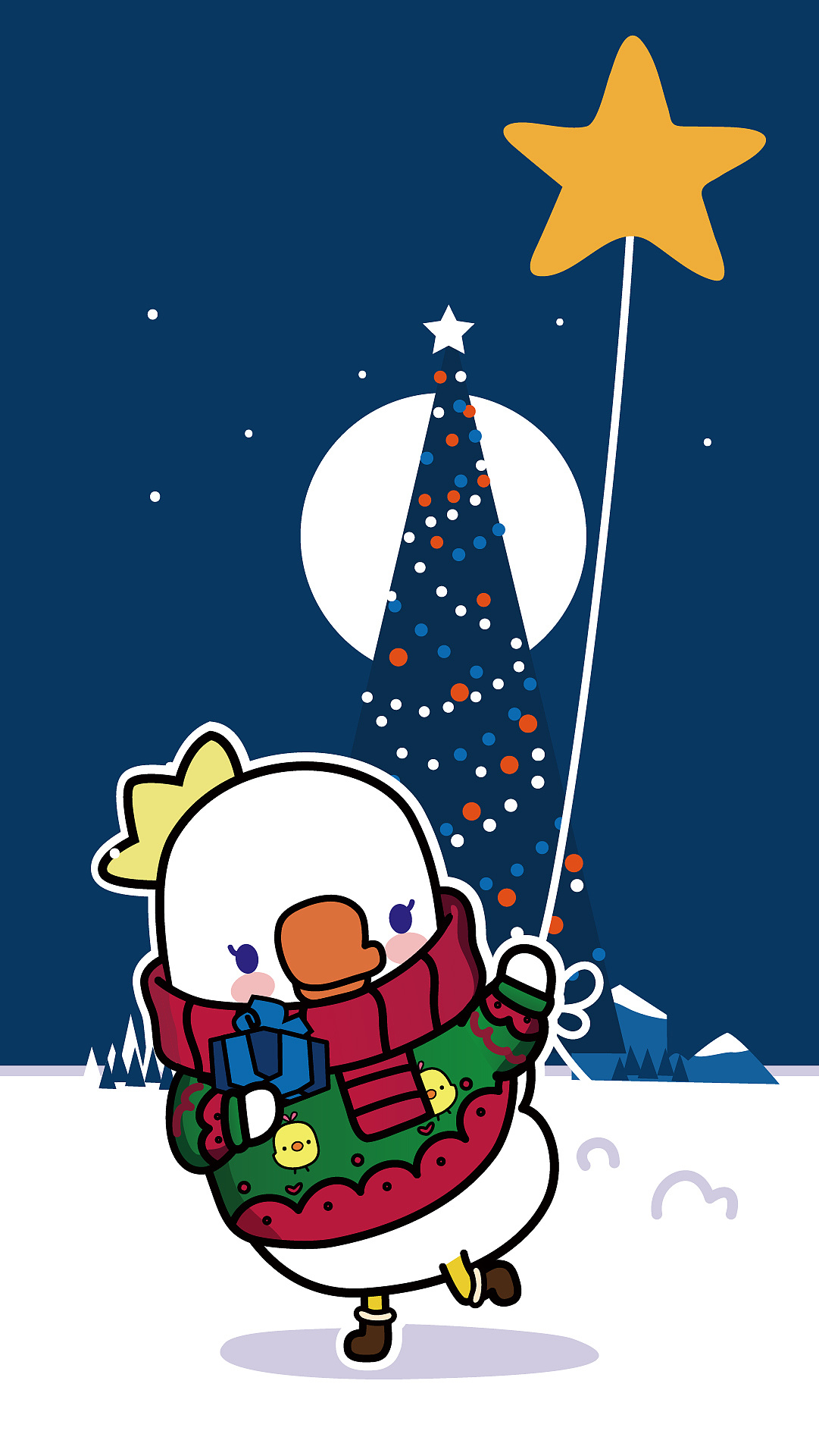 躺倒鸭手机壁纸主题