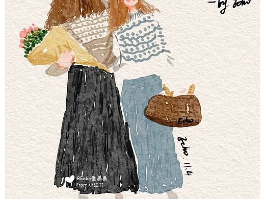 幸遇良友，温柔岁月（个人主页-ZNjI3NTI0OTI=） - 绘画 - 站酷设计师布拉布拉童原创素材 - 站酷ZCOOL