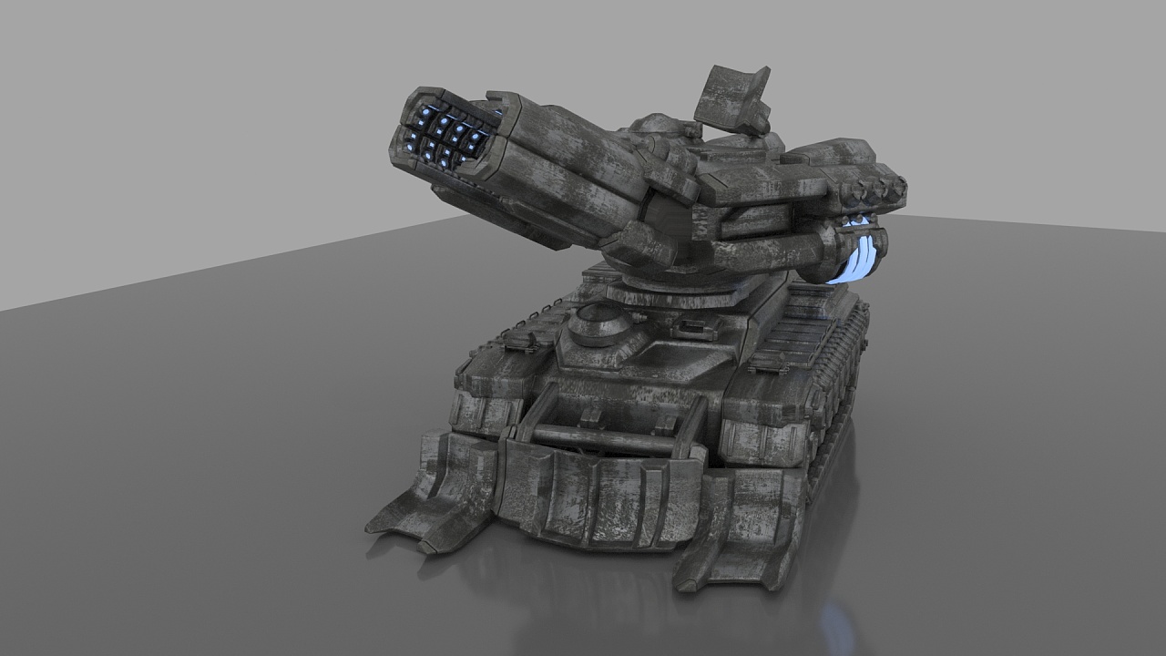 集束电磁轨道炮坦克