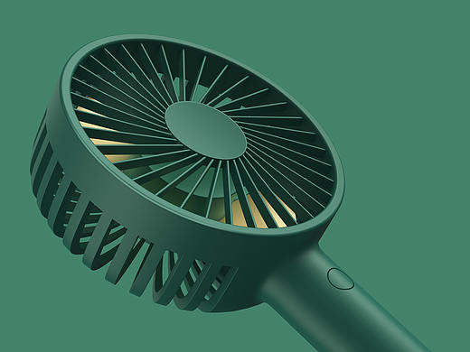 手持小风扇建模渲染