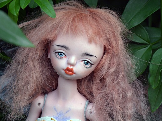 bjd 球形关节人偶  (自制陶瓷娃娃 25厘米)
