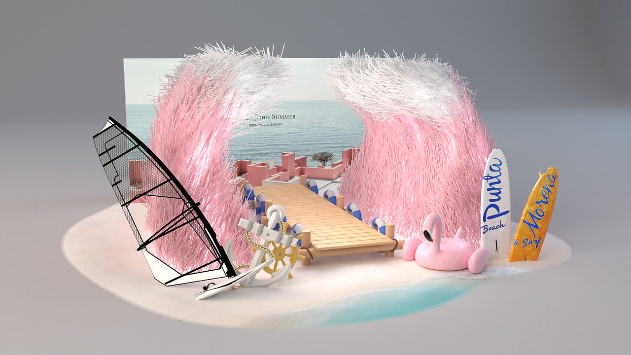 蜜桃派开业（图ZMjA2NDkzNjQw） - 其他三维 - 站酷设计师xc1988原创素材 - 站酷ZCOOL