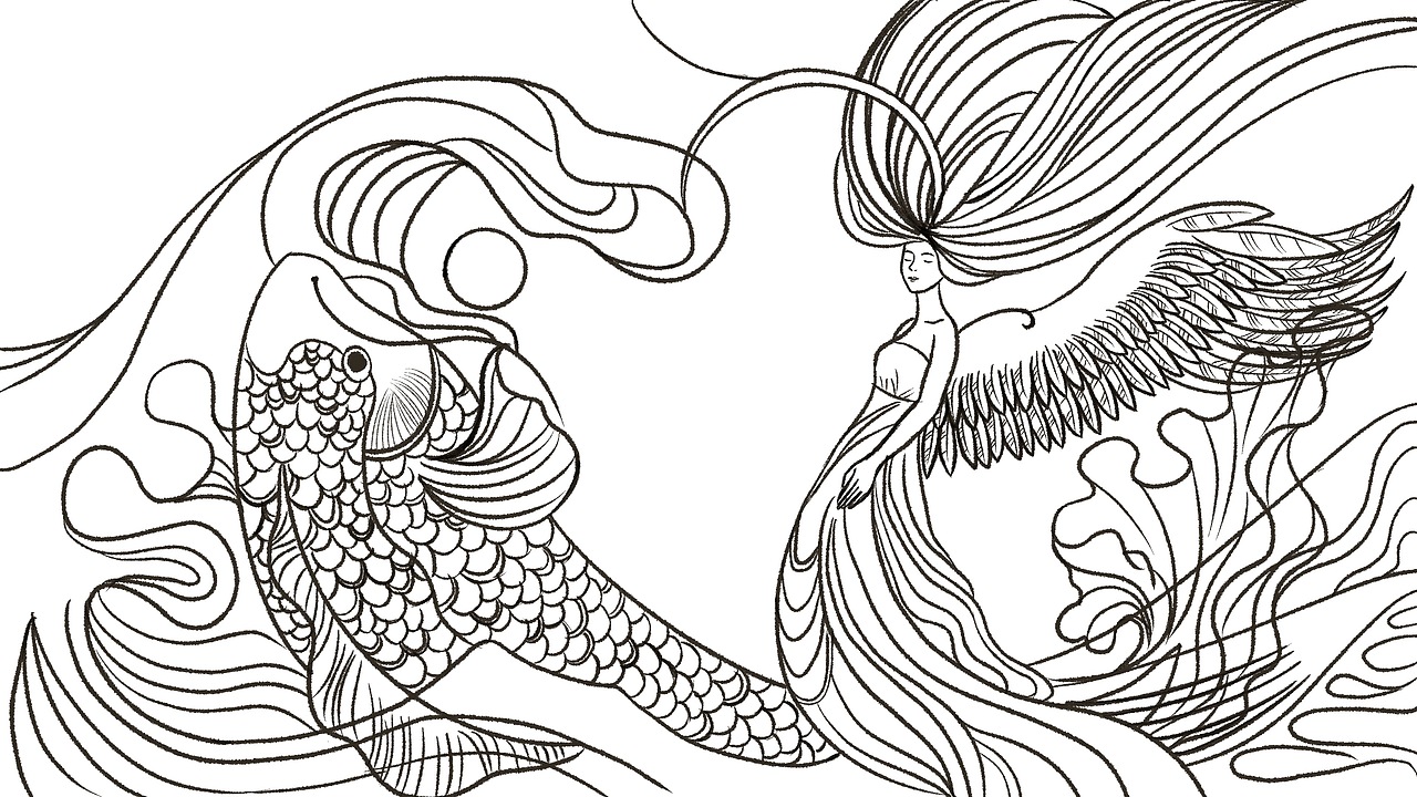 錦鯉報喜（圖ZMzM3NjQzMTAw） - 商業(yè)插畫 - 站酷設計師laylu原創(chuàng)素材 - 站酷ZCOOL