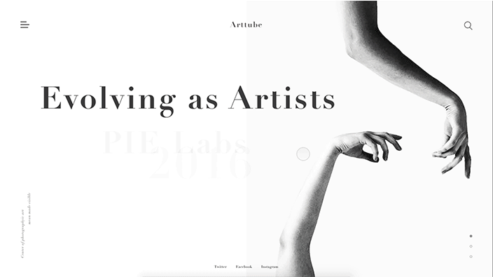 arttube网页设计（图ZNjY3NzAzNDQ=） - 企业官网 - 站酷设计师南陌南陌原创素材 - 站酷ZCOOL