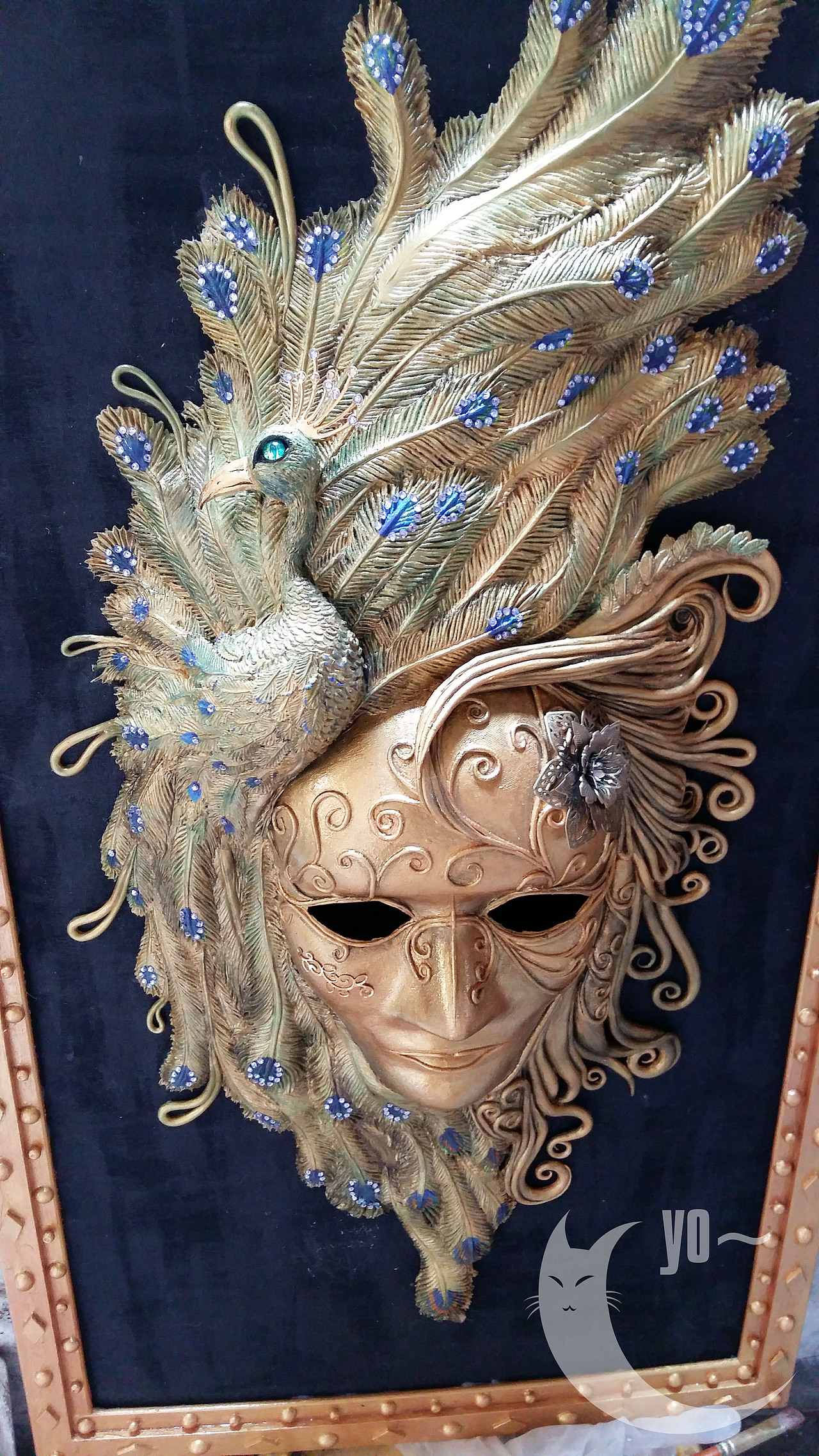 超轻黏土,装饰画面具