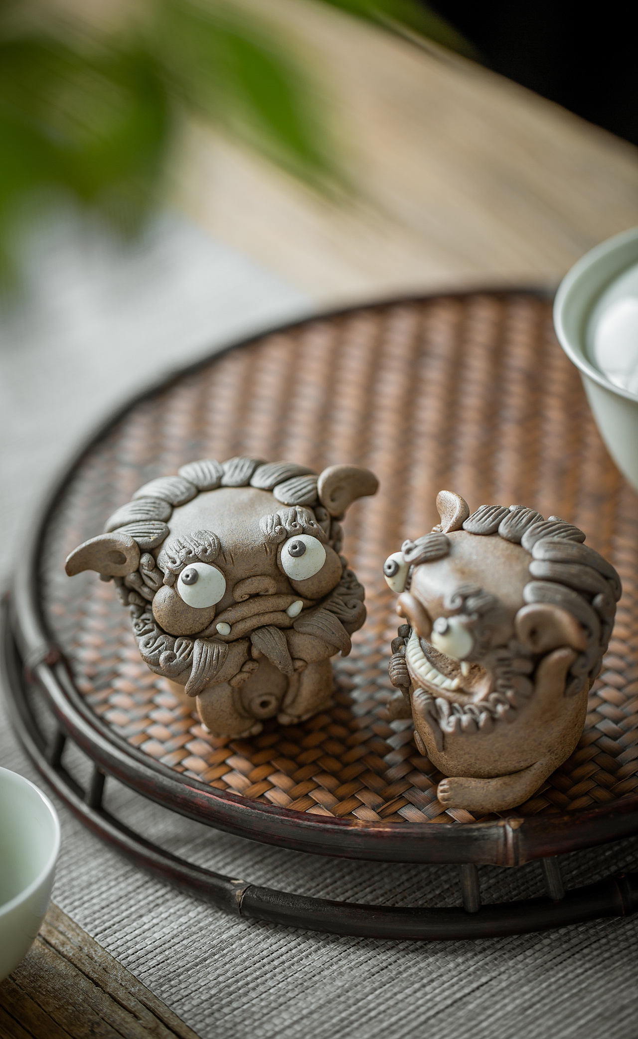 器十二萌宝貔貅盖置茶宠摆件