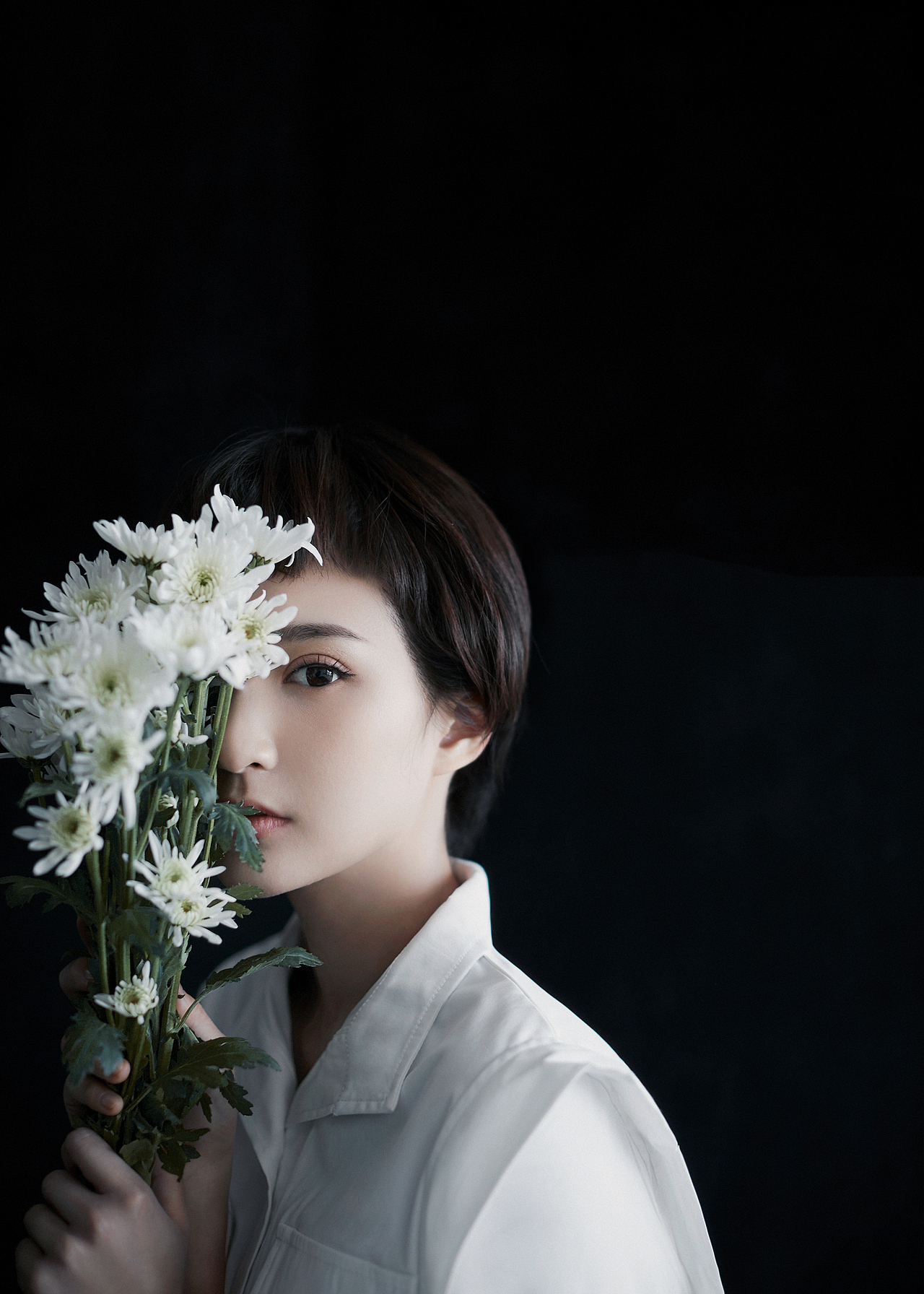 白菊（图ZMjQ4Mjc5MTc2） - 人像摄影 - 站酷设计师Amns阿梅原创素材 - 站酷ZCOOL