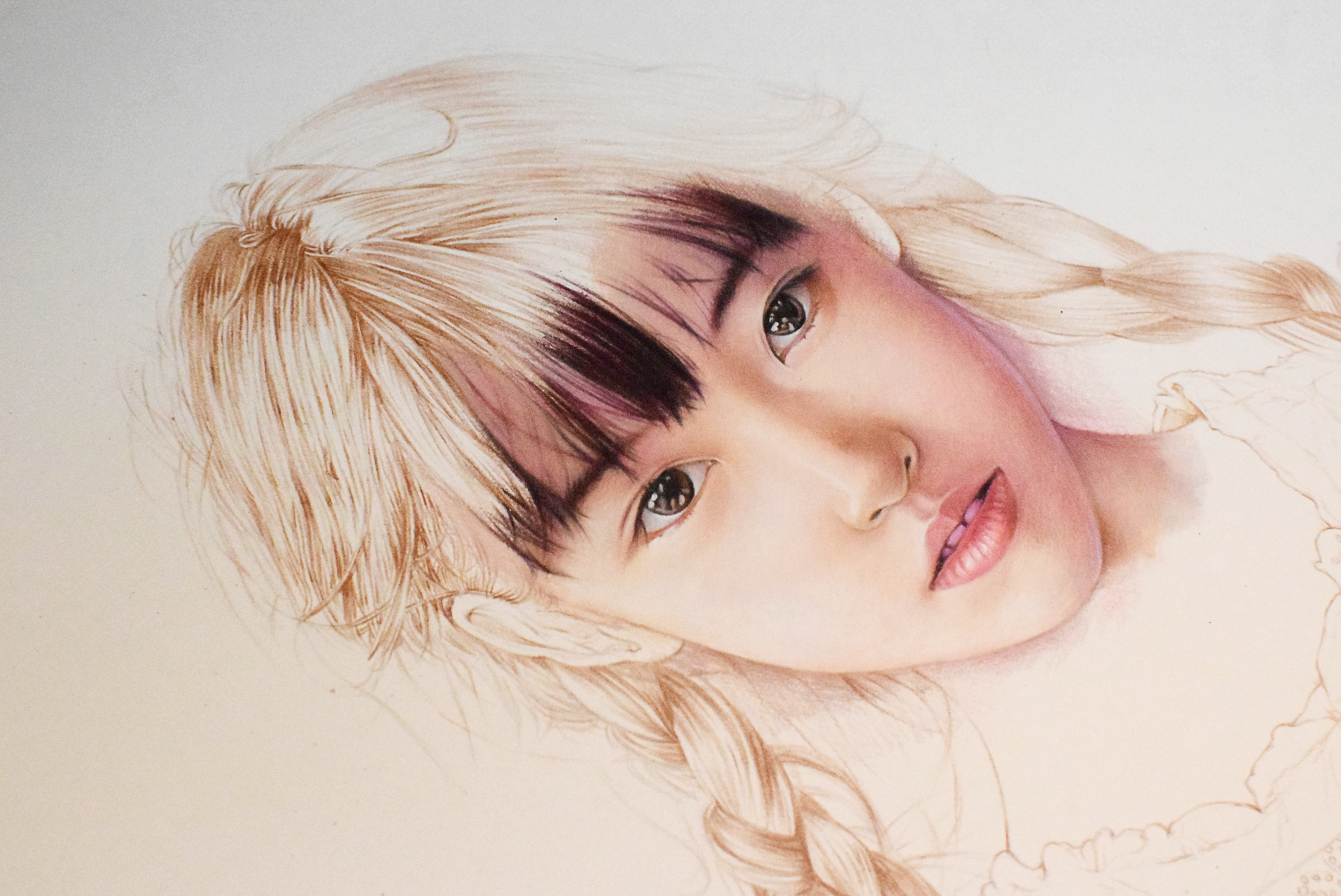 彩铅作品《半藏森林》