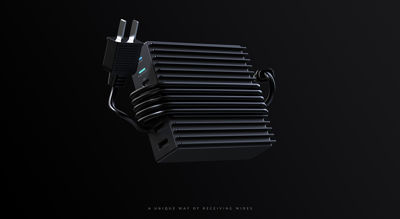 线收纳便携插排-Designed by Zhipeng（图ZMjQ4NzU5NDY0） - 生活用品 - 站酷设计师Encore志鹏原创素材 - 站酷ZCOOL