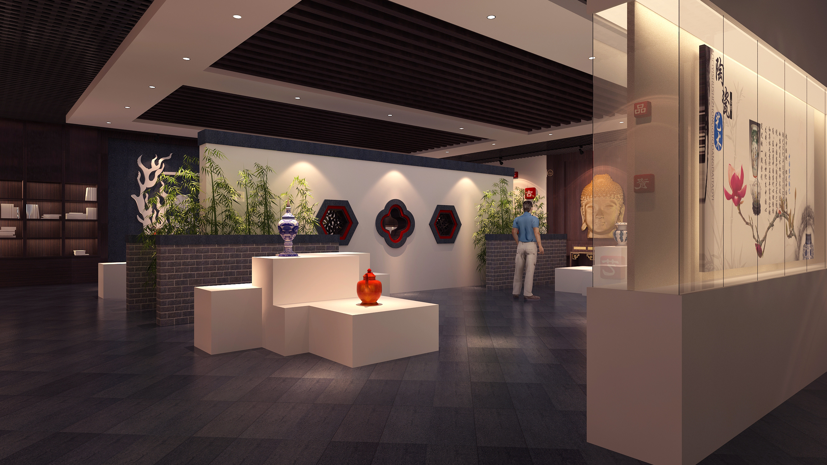 西班牙陶瓷展厅|空间|家装设计|施其星室内设计 - 原创作品 - 站酷 (ZCOOL)