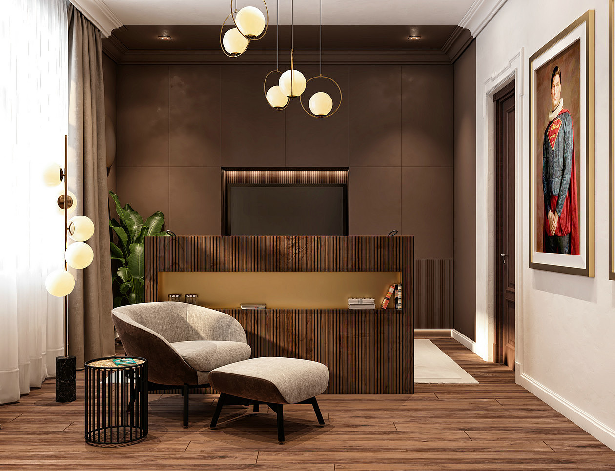 现代复古浪漫风