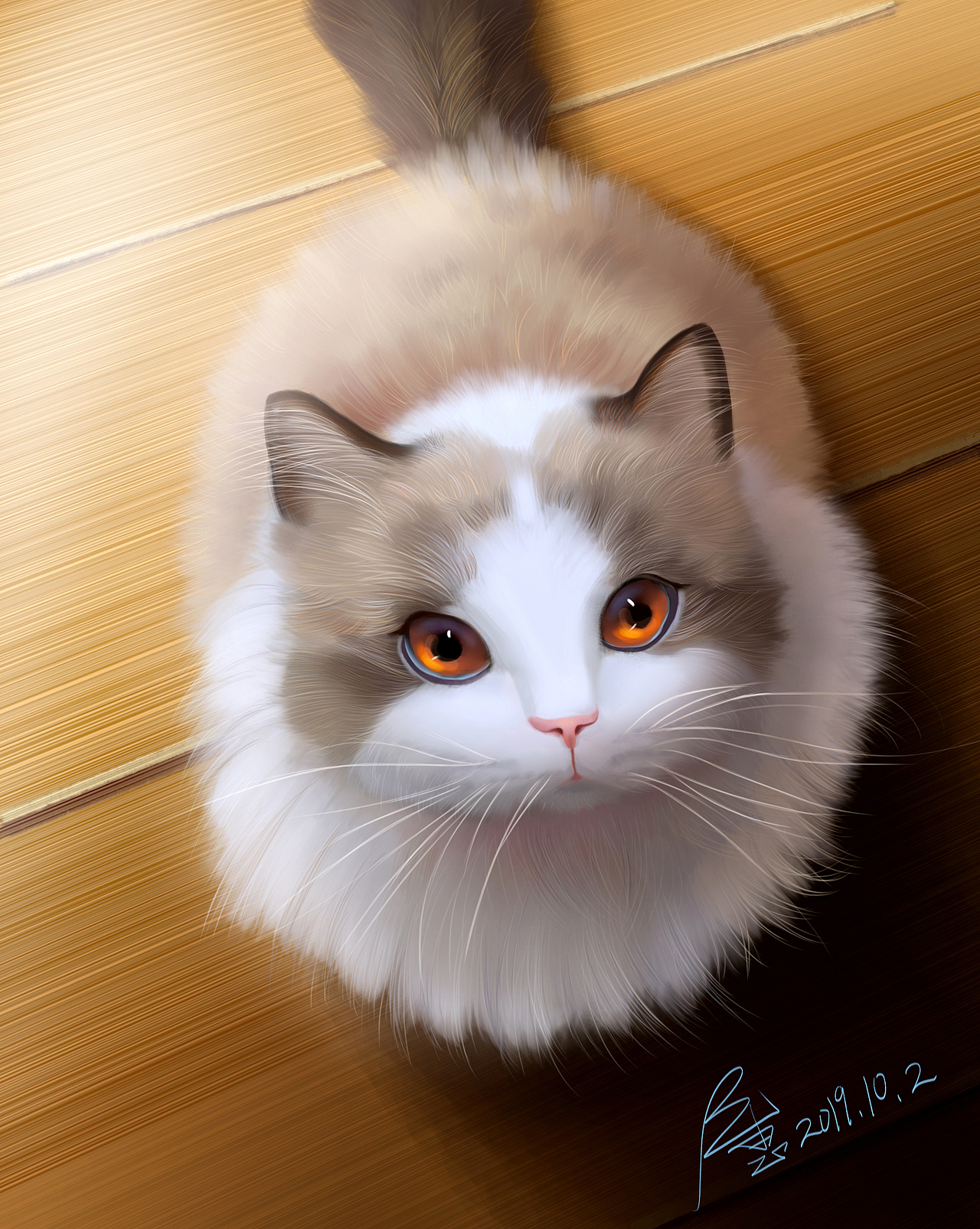 猫（图ZMTc4ODMyMzky） - 艺术插画 - 站酷设计师一条下饭咸鱼原创素材 - 站酷ZCOOL