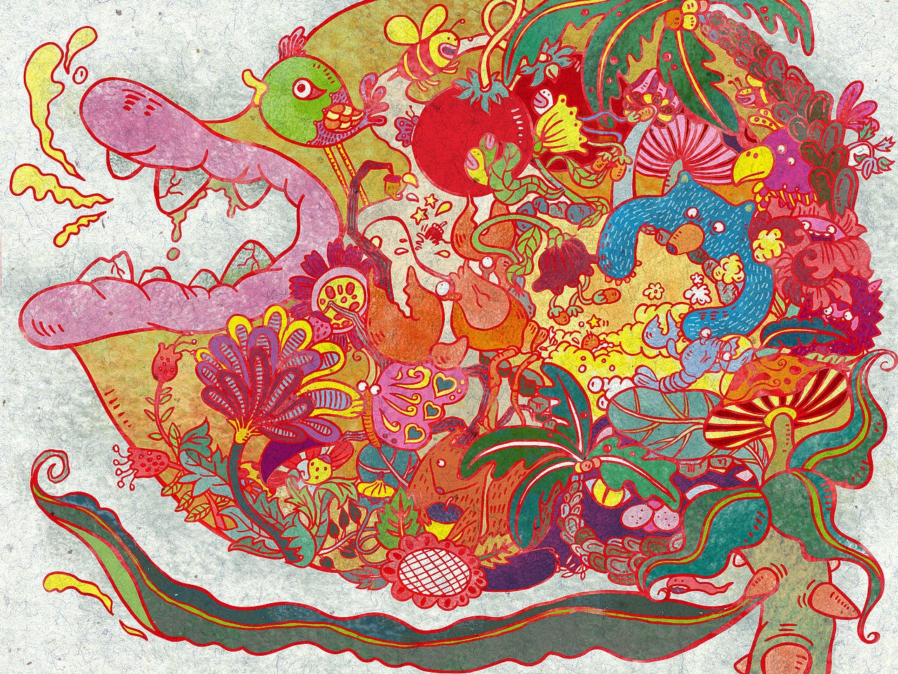 《蓝熊船长的13条半命》系列插画