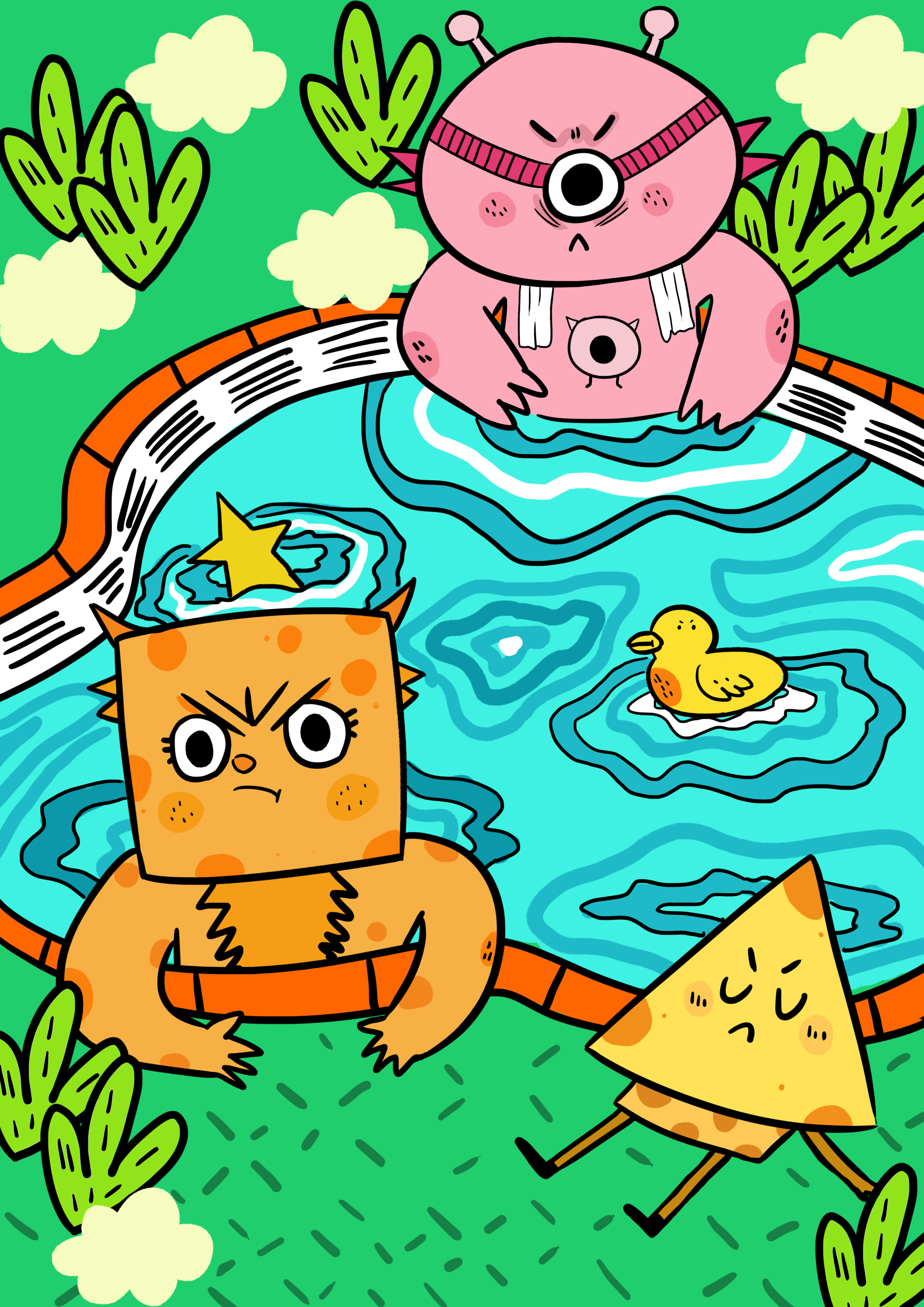 怪兽改造|插画|儿童插画|瓜胖胖 - 原创作品 - 站酷 (zcool)