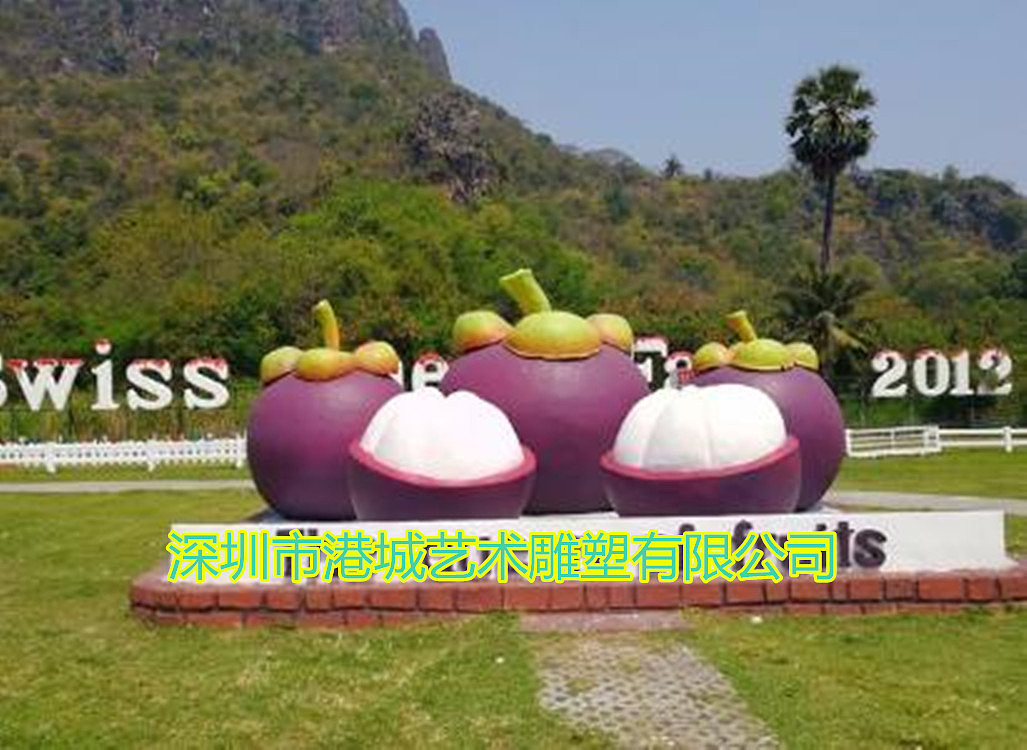 小镇特色景观网红景点装饰玻璃钢山竹雕塑定制哪家好