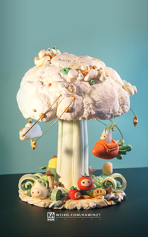 【超轻粘土】花椰菜。（图ZMTY5MTQ3ODI0） - 其他手工艺 - 站酷设计师kawinzt原创素材 - 站酷ZCOOL