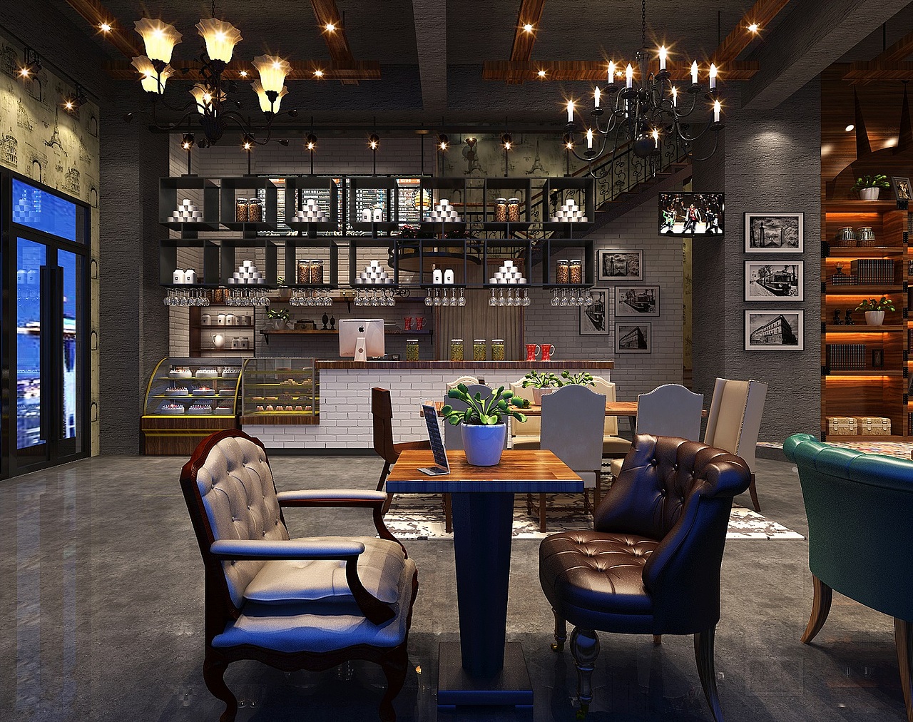 现代复古餐厅