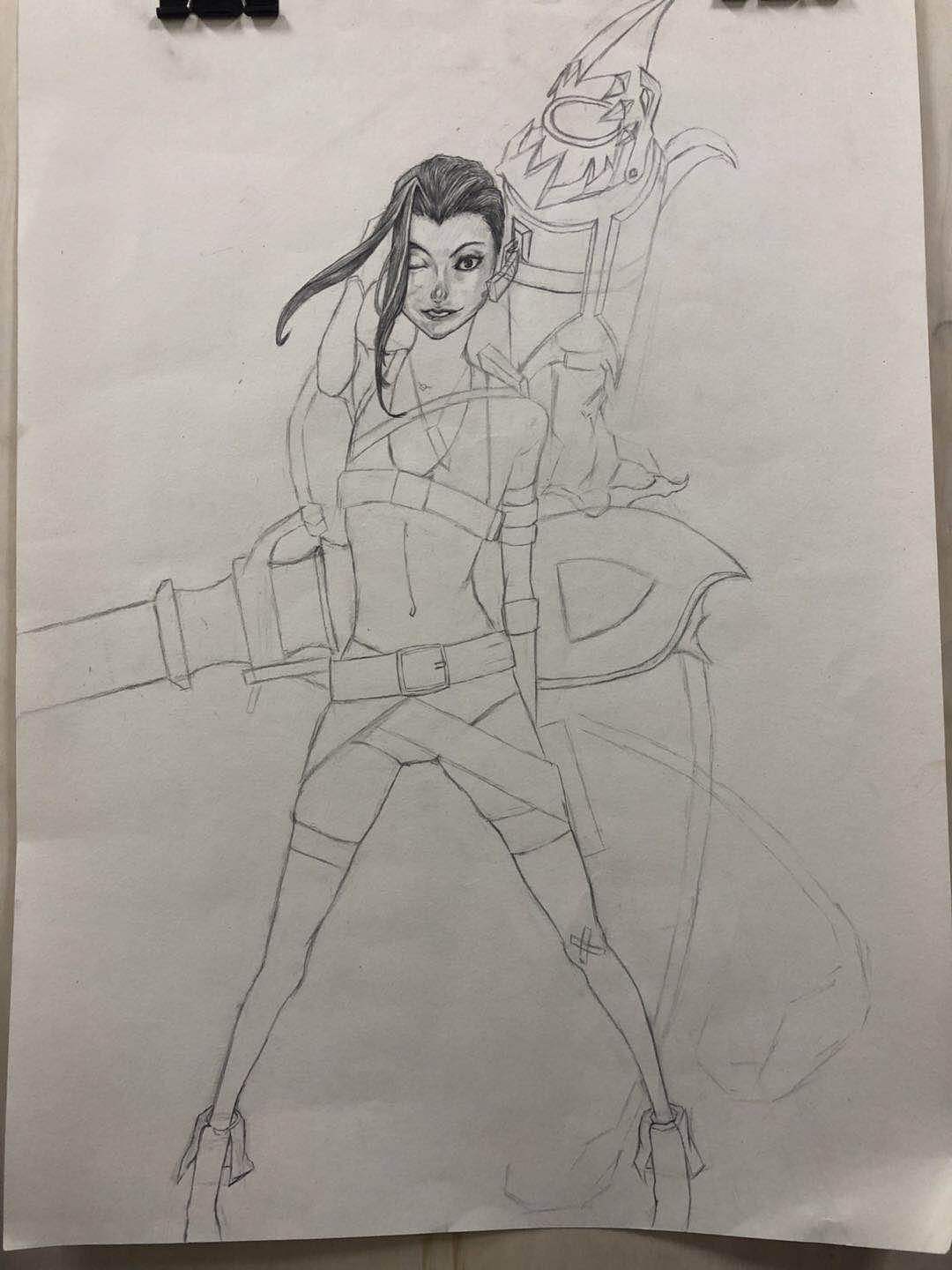 手绘|插画|游戏原画|一百八十七_原创作品-站酷zcool