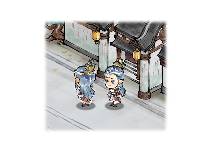 RGP水墨国风q版角色设计